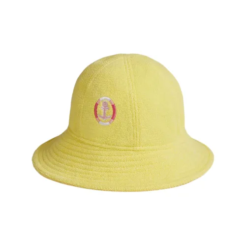 HERMES Хлопок Шапки и Кепки Унисекс Желтый