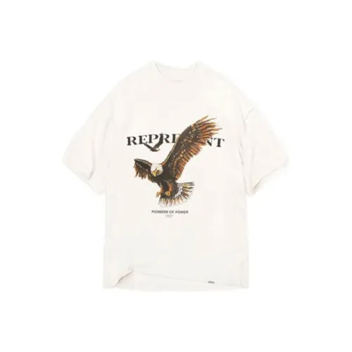 REPRESENT Экрю Мужская T-рубашка