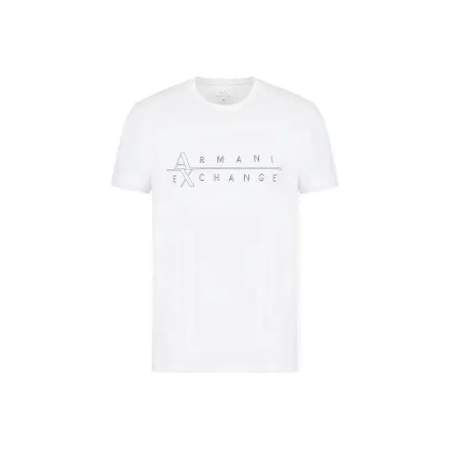 ARMANI EXCHANGE Белая Мужская Футболка