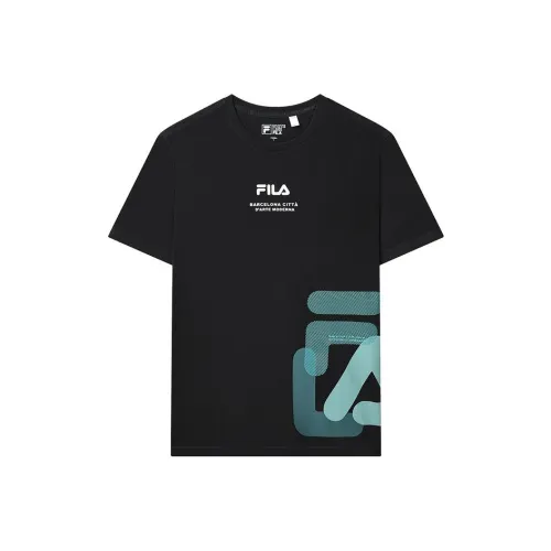 FILA Глубокий Черный Мужские Футболки