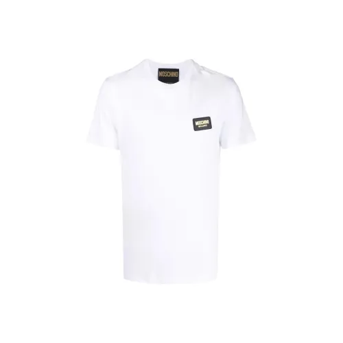 MOSCHINO Белая Мужская T-Рубашка