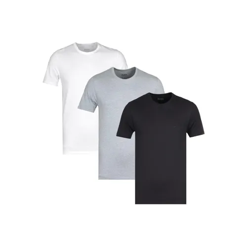 Hugo Boss 1 комплект из 3 штук: черная, белая и серая мужская футболка