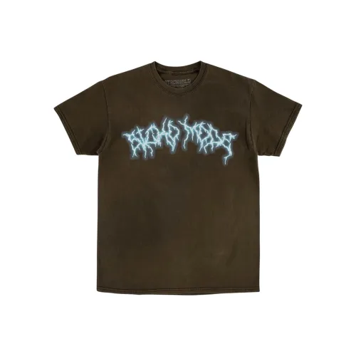 Travis Scott T-Shirt Мужской Коричневый