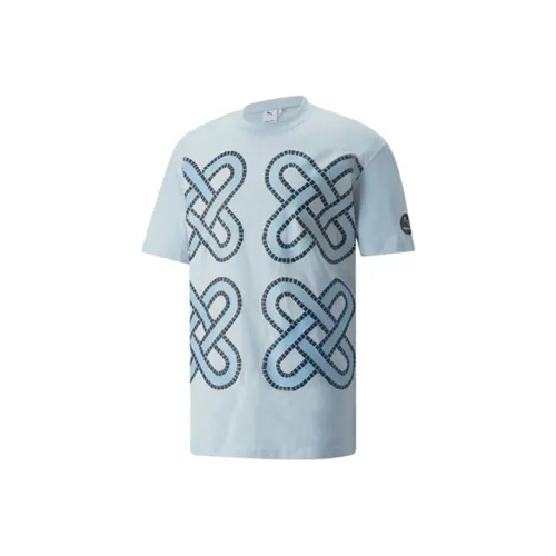 PUMA SQUAD На открытом воздухе Свет Рисунок Мужская Футболка