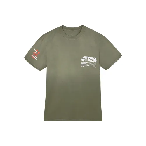 TRAVIS SCOTT Серые Унисекс Футболки