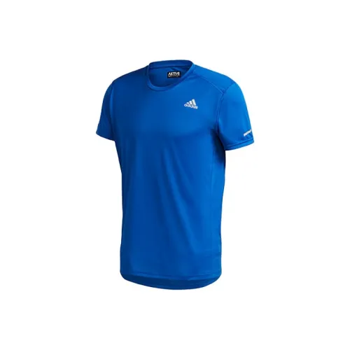 Adidas Blue Men's T-Shirts Adidas Синий Мужские Футболки