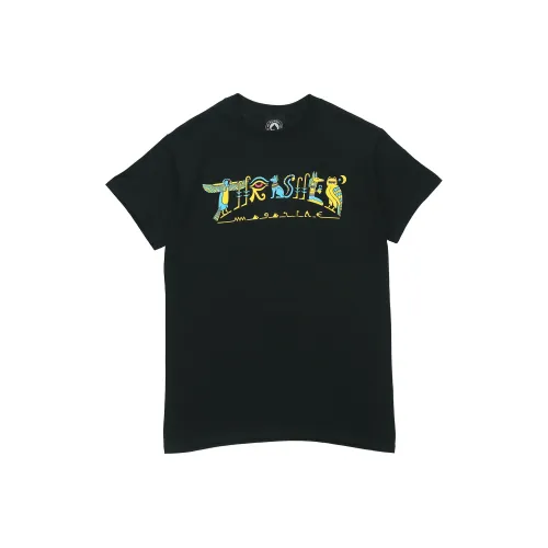 Thrasher Черная Унисекс Футболка