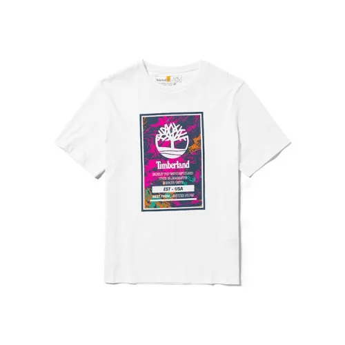 Timberland Белая Мужская T-рубашка