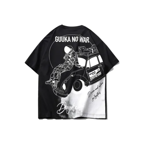 Guuka Мужские черные футболки