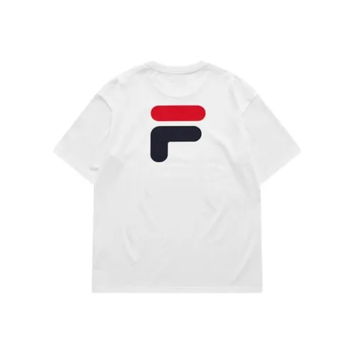FILA FUSION FOB Series Белая Унисекс Футболка