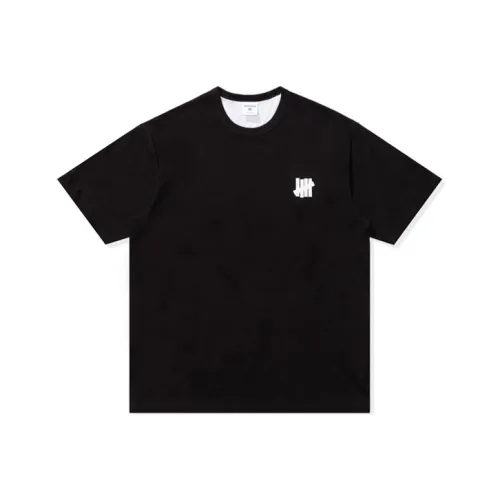 UNDEFEATED SS20 Прямой крой T-рубашка Унисекс Черный Внешняя сторона Белая Внутренняя одежда