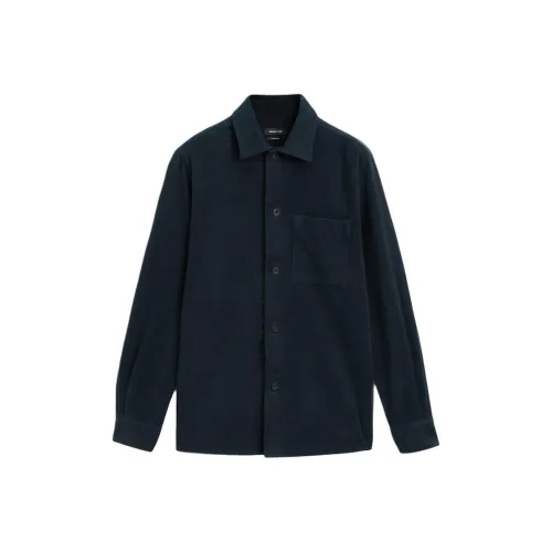 Massimo Dutti Куртки и Пальто Мужской Морской Синий