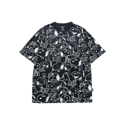ANTA X SNOOPY Life Collection T-Shirt Унисекс Черный