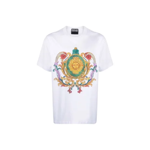 VERSACE JEANS COUTURE Белая Мужская Футболка