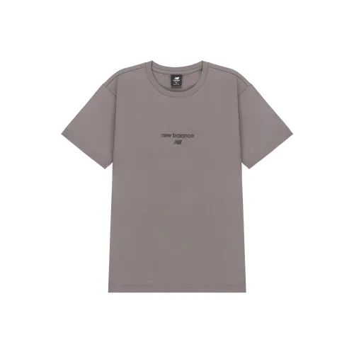 New Balance совместный бренд Комплект с рукавом T-рубашка Унисекс Темно-серый