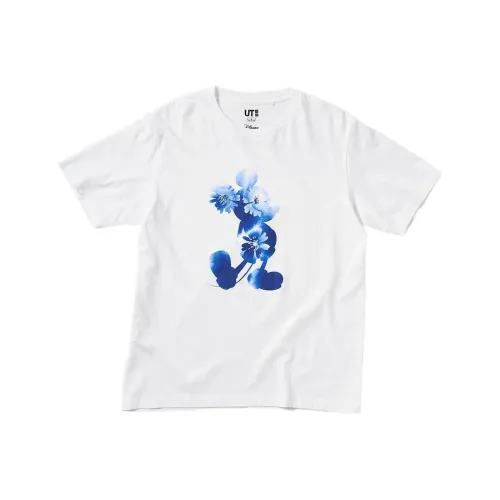 UNIQLO Белая унисекс футболка