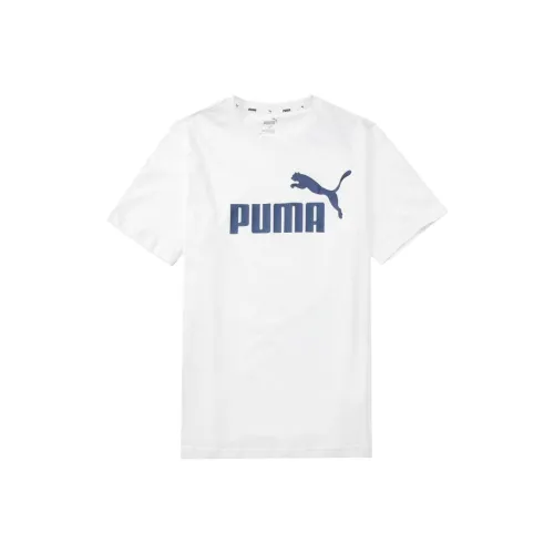 PUMA ESS Белый Мужской T-Рубашки