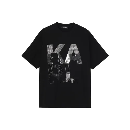 Karl Черные Мужские T-Рубашки