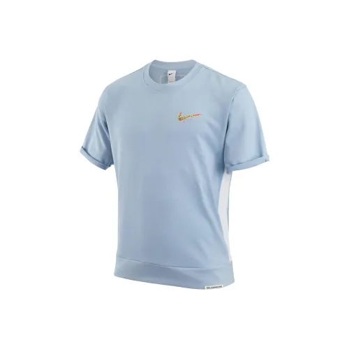 Nike Blue Men's T-Shirts Найк Синий Мужские Футболки