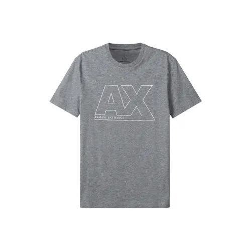 ARMANI EXCHANGE Серые Мужские T-Рубашки
