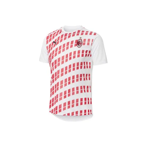 PUMA AC MILAN T Рубашка Мужская Белая Красная