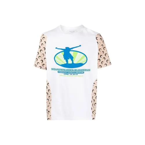 Marine Serre Белая Унисекс Рубашка T