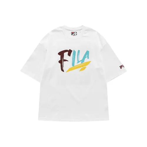 FILA FUSION TOKYO STUDIO Стандартный Белый Мужская T-Рубашка