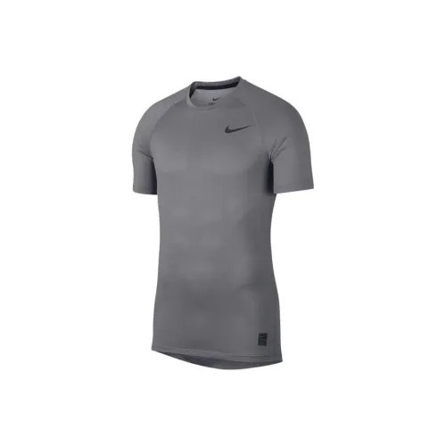 Nike Pro Breath SHORT SLEEVE TOP T Рубашка Мужская Серый