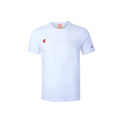 Champion White Men's T-Shirts  
Чемпион Белые Мужские Футболки