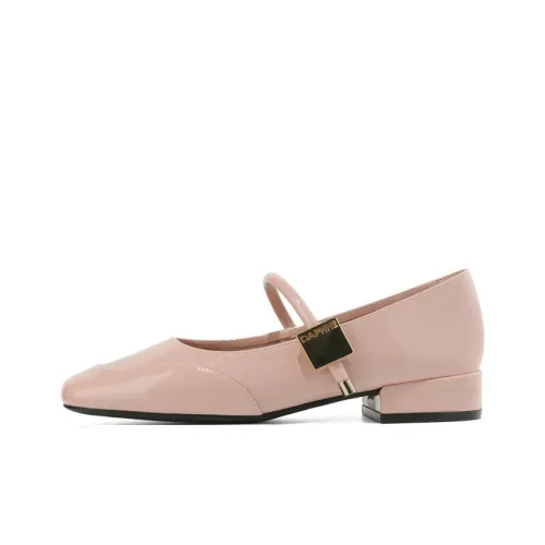 Daphne Грубый каблук Туфли Мэри Джейн Женские