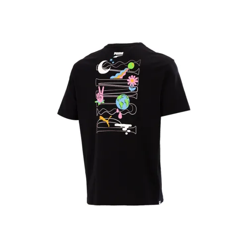 PUMA Мужская черная футболка