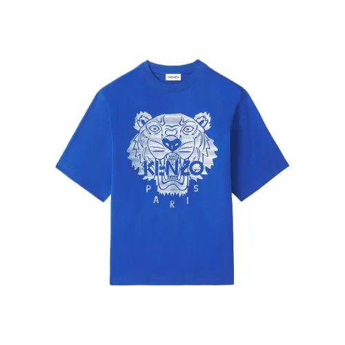 KENZO Classic Tiger Head Синий Мужская T-рубашка