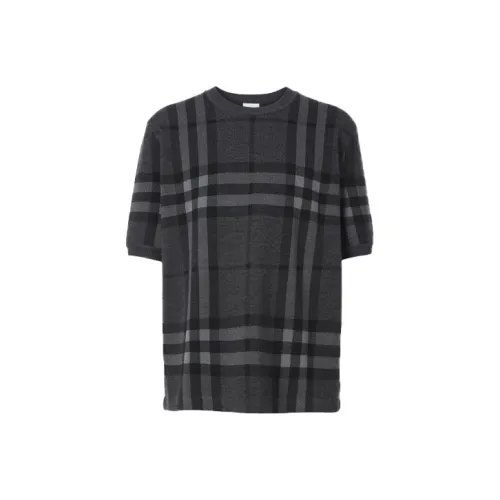 Burberry Темно-серые Мужские T-рубашки