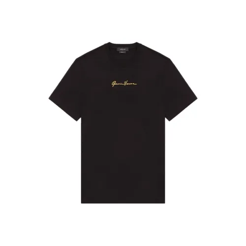 VERSACE Мужские черные T-рубашки