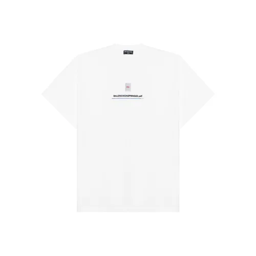 Balenciaga Белая Мужская T-рубашка