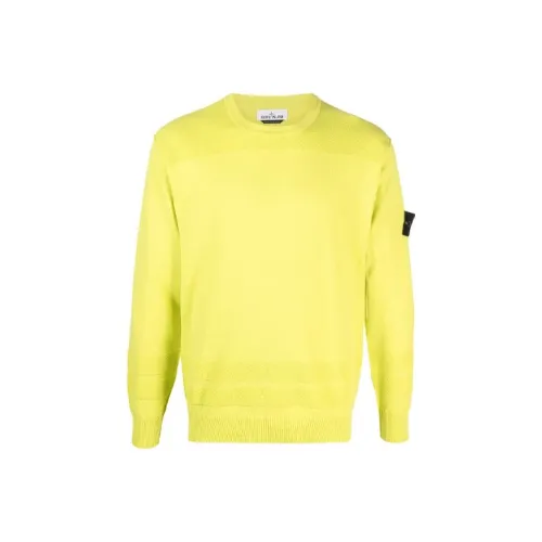 Stone Island Желтая Мужская Футболка