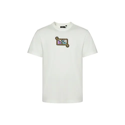 RARE Короткий рукав T-рубашки Мужской Белый