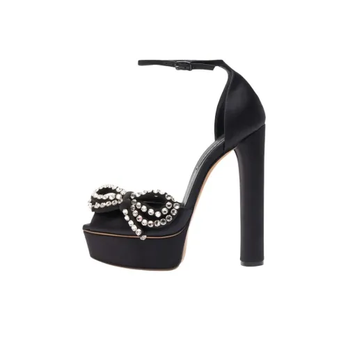 Casadei FLORA Judith Грубый каблук Высокие каблуки 14 см Женские Черный