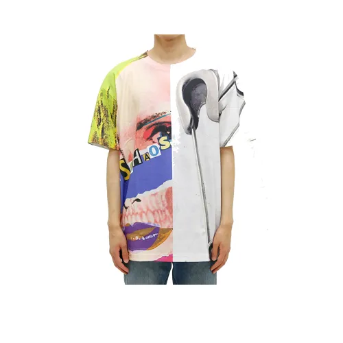 KIDILL SS21 Прямой крой T-рубашка Унисекс Белый