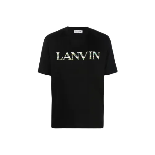 Lanvin Мужские черные рубашки T
