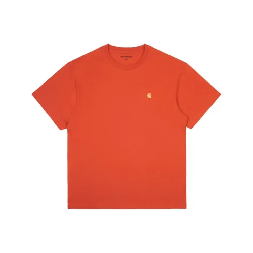 Carhartt WIP T-Shirt Мужской Оранжевый Красный