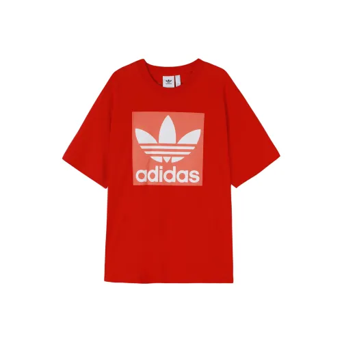 Adidas Originals Комплект с короткими рукавами T-Shirt Мужской Красный