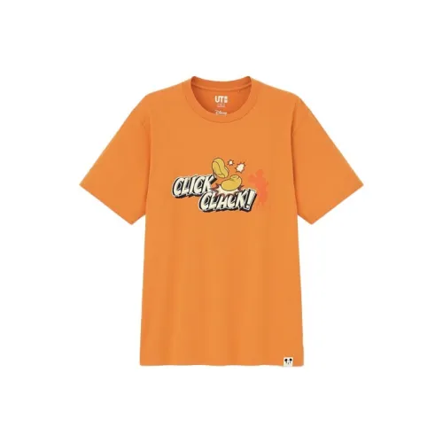 UNIQLO T-Shirt Unisex Bright Orange