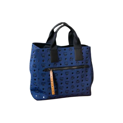 MCM Aren Neoprene Tote Bag Extra Large Unisex Blue MCM Aren Неопреновая сумка-тоут размер Extra Large унисекс синий