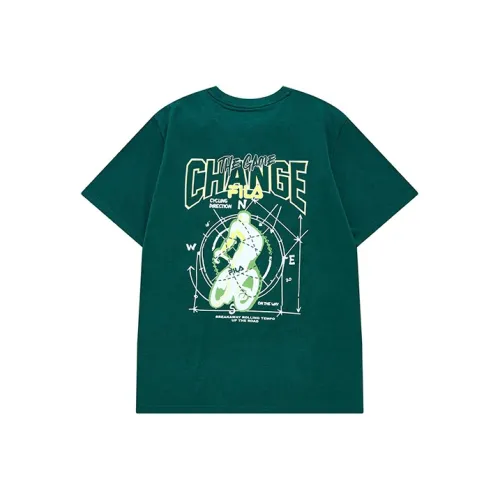 FILA FUSION T Рубашка Мужская Бледно-моховый Зеленый