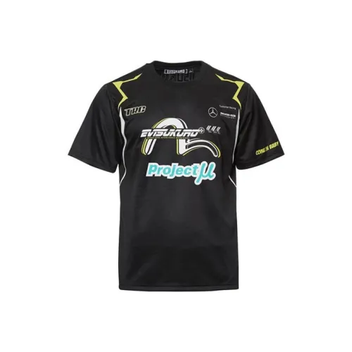 EVISU x Mercedes benz T-Shirt Мужской Черный