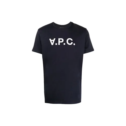 A.P.C SS22 T Рубашка Мужская Темно-синяя