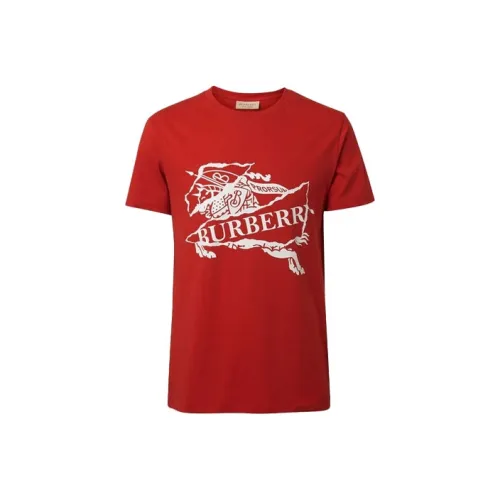 Burberry Red Men's T-Shirts Burberry Красные Мужские Футболки