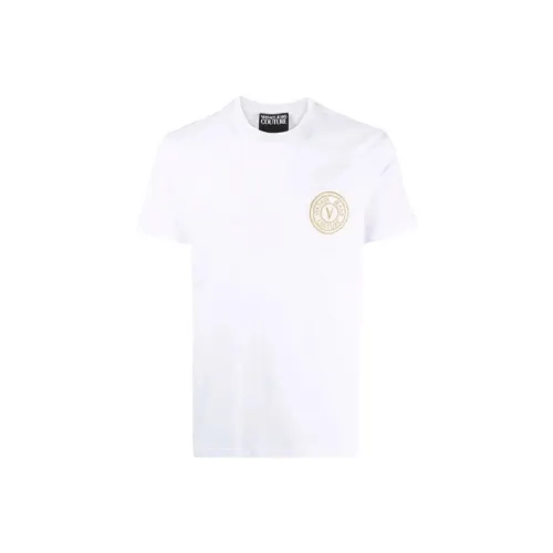 VERSACE JEANS COUTURE Белая Мужская Футболка