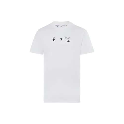 Off Белый SS21 Белый Мужская T-Рубашка